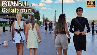 Exploring Galataport Istanbul Turkey - Cruise Port 4K Walking Tour