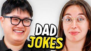 Dad Jokes  Dont laugh Challenge  Alan vs Abby  Raise Your Spirits