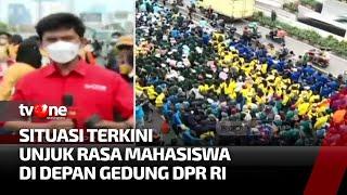 Serbu Gedung DPR Mahasiswa Desak Presiden Usut Mafia Migor  Kabar Pasar tvOne