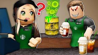 I Got A Job At STARBUCKS.. Manager Was POISONING Drinks Roblox