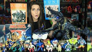 Wicked toy show haul - He-man DUNE Street Sharks Godzilla ++