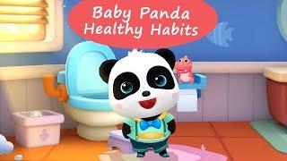 Baby Panda Healthy Habits - Lets Learn Good Hygiene Habits With Kiki  BabyBus Games