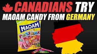 Canadians Try Maoam Candy From Germany