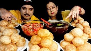 SPICYGOLGAPPA CHALLENGE WITH TOMATO MAKHAINDIAN STREET FOOD PANI PURI CHALLENGE#food#asmr#mukbang