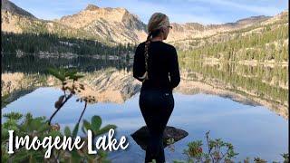 Backpacking to Imogene Lake  Sawtooth  Wilderness Stanley Idaho  Peaceful Lake