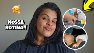 Vlog Brenda mãe de dois  Nossa rotina  Faxina na casa  Falei um pouco do desmame do Oliver 