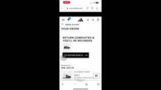 Don’t order from Adidas online Avoid being ripped off️