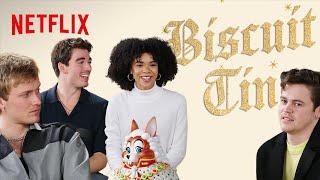 The Queen Charlotte A Bridgerton Story Cast Answer Questions from a Nosy Biscuit Tin  Netflix