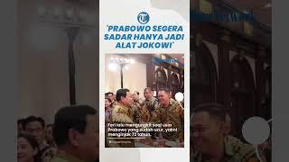 Pakar Hukum Prabowo Harus Segera Sadar Hanya jadi Alat Keluarga Jokowi & Jangan Mau Disetir