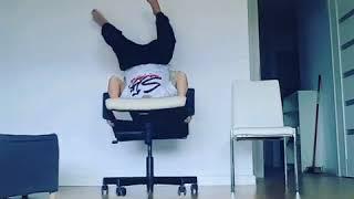 chair handstand fail - 976813