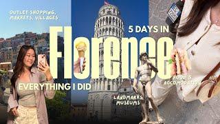 5 Days Exploring Florence Tuscany Day Trip  Italy Travel Vlog 2024