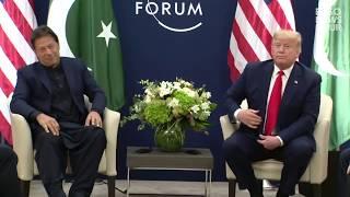 WATCH Donald Trump talks with Pakistani Prime Minister Imran Khan at World Economic Forum in Davos