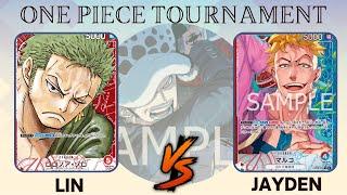 ワンピカード  ONE PIECE CARD GAME TOURNAMENT   赤青·マルコ VS 赤ゾロ 