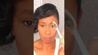 NO HEAT hairstyle using FLEXI ROD SET on relaxed hair