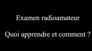 Formation radioamateur - Quoi apprendre et comment ?