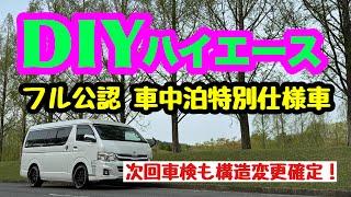 【車中泊仕様】ハイエース車中泊仕様の車内紹介です。