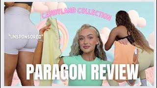 PARAGON CANDYLAND TRY ON HAUL REVIEW  Honest *unsponsored* review SHEER? WORTH IT? hidden scrunch?