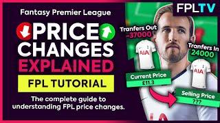 FPL PRICE CHANGES EXPLAINED  Complete Guide To FPL Price Changes  Fantasy Premier League Tutorial