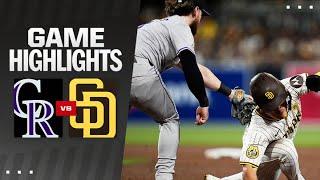 Rockies vs. Padres Game Highlights 51424  MLB Highlights