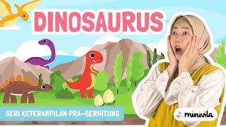 DINOSAURUS  Belajar Warna dan Angka Bilingual Bahasa Inggris - Indonesia