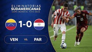 VENEZUELA vs. PARAGUAY 1-0  RESUMEN  ELIMINATORIAS SUDAMERICANAS  FECHA 2