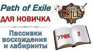 Path of Exile  для новичков - Пассивки восхождения и лабиринты