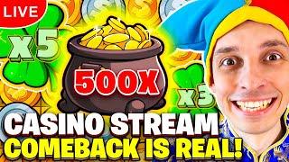 COMEBACK IS REAL Slots Live - Casino Stream Biggest Wins with mrBigSpin