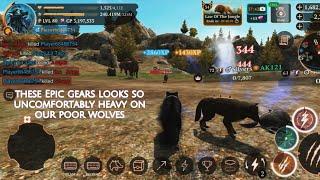 The Wolf - 4K vs PvP  4M PvP  THE WOLF ONLINE SIMULATOR