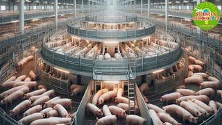 Amazing High-Tech Pig Farming in a Multi-Storey Building The Future of Modern Pig Farming in 2024