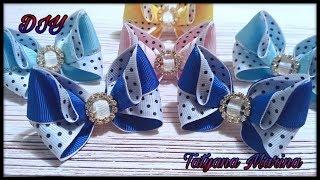 Mini-bows 6 cm from rep ribbon in 4 minutesKanzashi MK