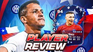 5⭐5⭐ 94 COPA AMERICA PATH TO GLORY SANCHEZ LVL 26 SEASON OBJ PLAYER REVIEW  FC 24 Ultimate Team