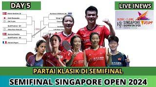 NYESEK JADWAL SEMIFINAL SINGAPORE OPEN 2024START 11.00 WIB #singaporeopen2024