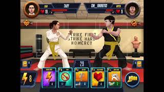 How to play cobra Kai card fighter  in App Store