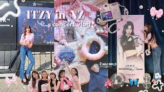 ITZY CONCERT VLOG born to be tour in nz vip + BARRICADE fancams interactions 