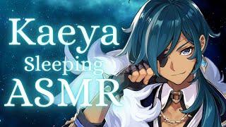 M4A Kaeya Keeps His Snowflake Safe and Comfy Genshin Impact Sleeping ASMR