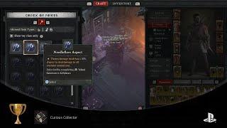 Diablo IV Curious Collector Trophy Earned