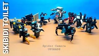 lego skibidi toilet  assemble spider camera upgrade  moc skibidi toilet