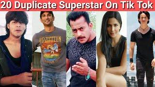 Top 20 Bollywood Duplicate Star On Tik Tok  Duplicate Salman Khan Varun Dhawan  Sushant