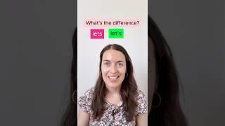 Lets and let’s - what’s the difference in English?