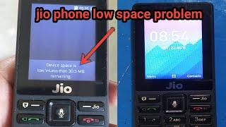 jio phone device space is low problemjio phone hang problemjio phone restart problemf220b