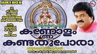 കണ്ണോളം കണ്ടത് പോരാ  Kannolam Kandathu Pora  MG Sreekumar Ayyappa Devotional Songs  Hindu Songs