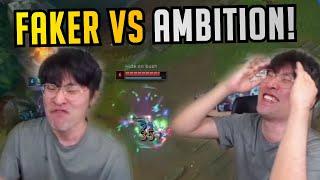 Faker Bullying Ambition AGAIN - Best of LoL Stream Highlights Translated