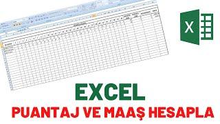 Excel Puantaj ve Maaş Hesaplama Tablosu  EXCEL Eğitim