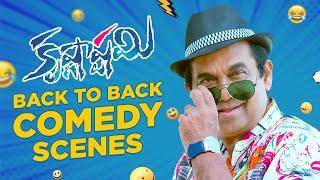 Krishnashtami Movie Back To Back Comedy Scenes  Brahmanandam Best Comedy Scenes  Brahmanandam