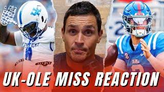 Kentucky - Ole Miss REACTION Mark Stoops Learns His Lesson  College Football Week 5