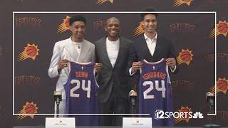 Phoenix Suns introduce 2024 NBA draft picks