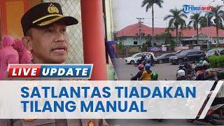 Pos Polantas Sepi seusai Kapolrestabes Palembang Instruksikan Satlantas Tiadakan Tilang Manual