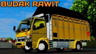 MOD NEW CANTER BUDAK RAWIT BY ALAN DARMA S  MOD BUSSID TERBARU