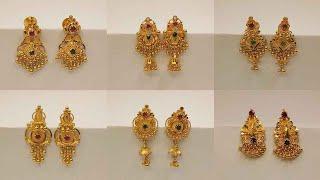 Gold Earring Designs For Daily Wear And Party Wear With Weight And Price  Apsara Fashions