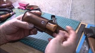 Кожаный чехол для Opinel8 своими руками